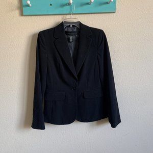 WOMENS - sz 4 Apostrophe black, lined, single breast blazer suit jacket